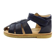 Pom Pom sandal navy with velcro